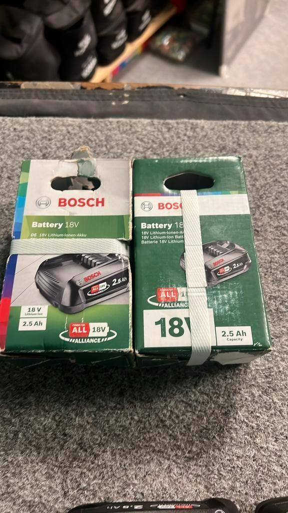 Bosch accu 18v pba18v 2,5 ah, Doe-het-zelf en Verbouw, Gereedschap | Machine-onderdelen en Toebehoren, Nieuw, Ophalen of Verzenden