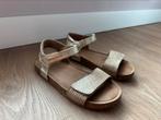 Vingino sandalen leer/goud maat 35, Ophalen of Verzenden, Zo goed als nieuw, Meisje, Overige typen