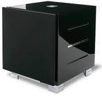 High end Rel R528 hoogglans zwarte subwoofer (500 Watt RMS), Audio, Tv en Foto, Luidsprekers, Subwoofer, Zo goed als nieuw, 120 watt of meer