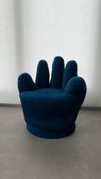 Stoel hand pop art ‘70 blauw design, Blauw, Ophalen of Verzenden, Zo goed als nieuw, Eén