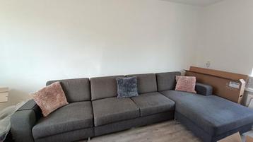 Chaise longue bank grijs
