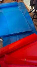 Knutselfoam: Blauw & Rood, Ophalen, 120 cm of meer, Katoen, Nieuw