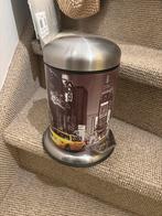 Pedaal emmer  new york, Minder dan 10 liter, Ophalen of Verzenden, Minder dan 50 cm