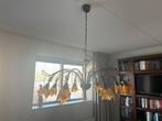Antieke kroonluchter met wandlamp, Huis en Inrichting, Lampen | Kroonluchters, Ophalen, Gebruikt, Glas