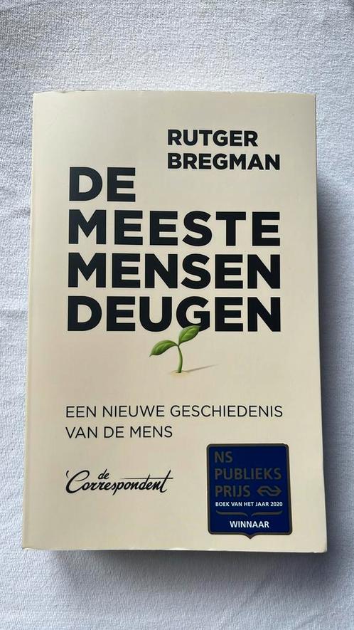 Rutger Bregman - De meeste mensen deugen, Boeken, Overige Boeken, Zo goed als nieuw, Ophalen of Verzenden