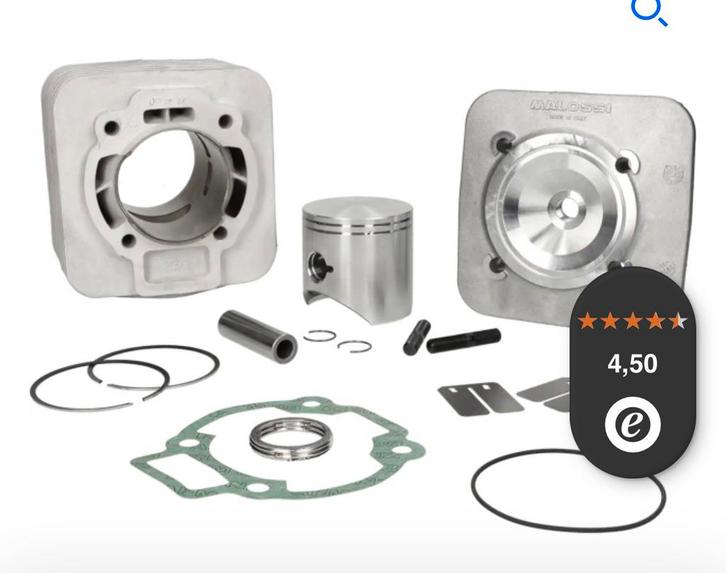 Zip Vespa Skipper Cilinder Malossi 172cc luchtgekoeld, Fietsen en Brommers, Brommeronderdelen | Algemeen, Nieuw, Cilinder, Ophalen of Verzenden