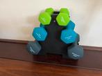 Dumbbellset, Sport en Fitness, Fitnessmaterialen, Ophalen, Zo goed als nieuw