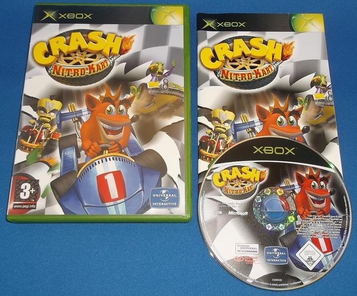 Crash Nitro Kart (Xbox), Spelcomputers en Games, Games | Xbox Original, Gebruikt, Racen en Vliegen, 1 speler, Vanaf 3 jaar, Verzenden