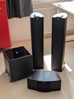 Kef speakerset, speakers ook los verkrijgbaar, Subwoofer, Zo goed als nieuw, 120 watt of meer, Ophalen