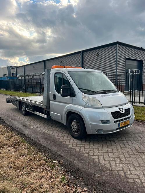 Peugeot Boxer 3.0 HDi 177pk oprijwagen/ autotransporter, Auto's, Bestelauto's, Bedrijf, Peugeot, Diesel, Euro 5, Origineel Nederlands