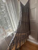 Maxi lange boho ibiza blauw gebloemde jurk Goa Collection S, Blauw, Ophalen of Verzenden, Maat 36 (S), Onder de knie