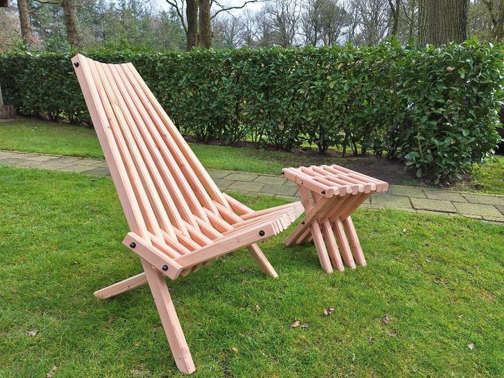 Douglas Kentucky Stick Chair, Tuin en Terras, Tuinstoelen, Nieuw, Hout, Inklapbaar, Ophalen