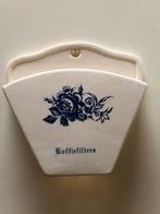 Delfs blauw koffie filter bewaren, Ophalen of Verzenden