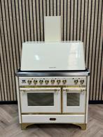 Luxe Boretti Majestic Crème 100cm 6 pits Gas + Afzuigkap, 60 cm of meer, Grill, Ophalen of Verzenden, Gas
