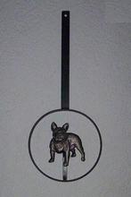 1 franse bulldog bulldoggen ongeveer 43 cm, Ophalen, Gebruikt, Hond of Kat, Beeldje of Figuurtje