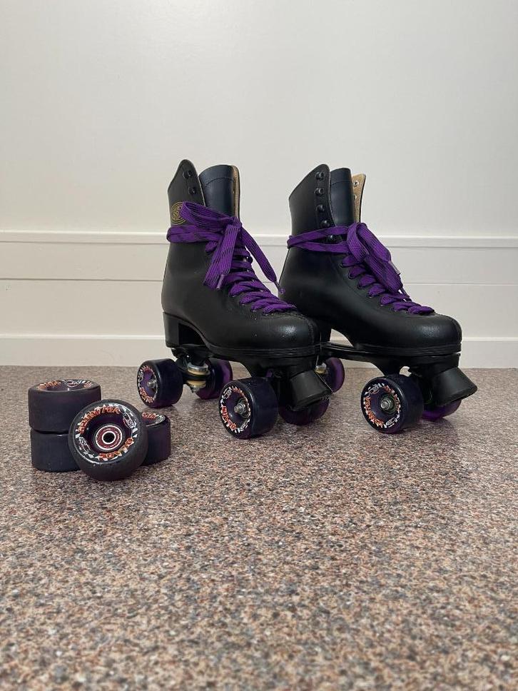RSI Vintage Retro Rollerskates Maat 40 – Met Extra Wielen, Sport en Fitness, Skeelers, Gebruikt, Overige typen, Overige merken