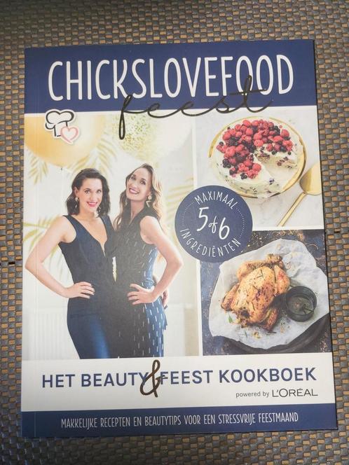 Chicks love food,  het beauty en feest kookboekje, Boeken, Gezondheid, Dieet en Voeding, Zo goed als nieuw, Dieet en Voeding, Ophalen of Verzenden