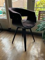Donkere, zachte, moderne stoelen. 4 stuks, Huis en Inrichting, Stoelen, Ophalen, Zo goed als nieuw, Vier