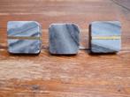 3 marmeren knoppen voor op een kast, Ophalen of Verzenden