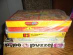 Vintage puzzels, spellen ,koffertjes met knuffel / In 1 koop, Ophalen, Zo goed als nieuw