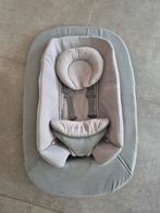 Cybex Lemo Bouncer Nest - Suede Grey + Adapters, Ophalen of Verzenden, Zo goed als nieuw, Minder dan 140 cm, Minder dan 70 cm