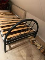 Zwart 1-persoons bed 90x200 - Zo goed als nieuw, Ophalen, 90 cm, Eenpersoons, Zwart