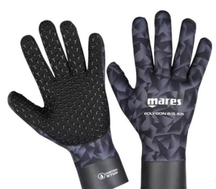Duik freedive handschoenen Mares Polygon 2, 3/5, 5mm, Watersport en Boten, Duiken, Nieuw, Duikpak, Ophalen of Verzenden