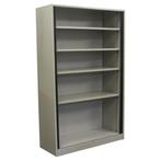Ahrend Roldeurkast Lichtgrijs Zwart 195 x 120 x 45 B-Keus, Gebruikt, 100 tot 150 cm, Ophalen of Verzenden, Met slot