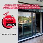 Kozijn Schuifpui Voordeur Tuindeur opmaat, Nieuw, Kunststof, Ophalen of Verzenden, Inclusief glas