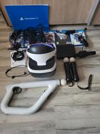 Playstation VR bril + 5 games met veel accessoires, Spelcomputers en Games, Ophalen of Verzenden, Original, Met 3 controllers of meer