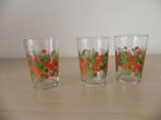 glaasjes rode bes vintage, Ophalen, Zo goed als nieuw, Borrel- of Shotglas