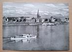 Ansichtkaart Rijn bij Dusseldorf - 1955, Verzamelen, Verzenden, Zo goed als nieuw, Motorboot, Kaart, Foto of Prent