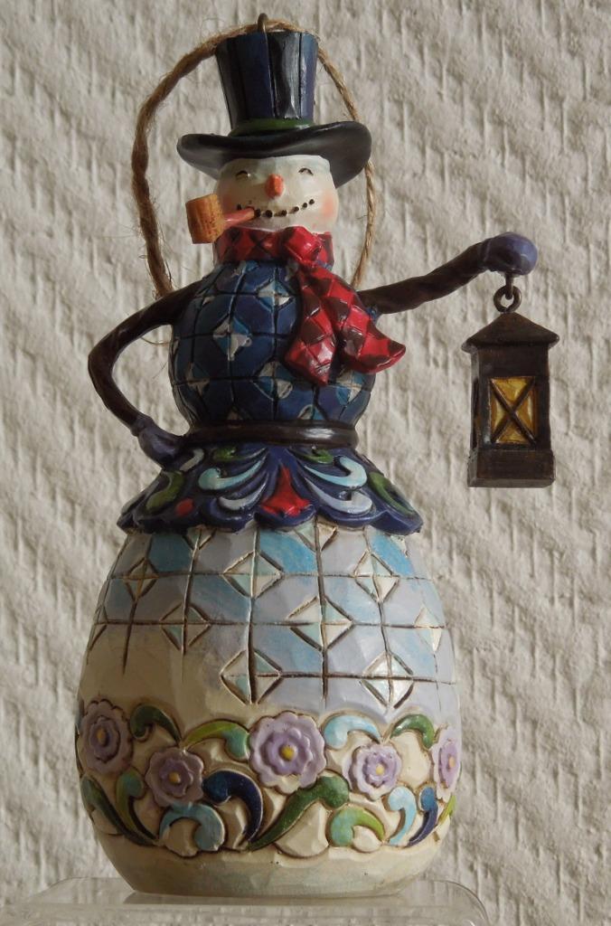 Jim Shore, sneeuwpopje Hanging Ornament., Diversen, Kerst, Zo goed als nieuw, Ophalen
