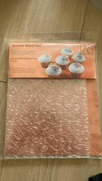 Texture sheets fondant textuur matten voor taart en cupcakes, Ophalen of Verzenden, Nieuw, Taarten of Cupcakes, Versiering