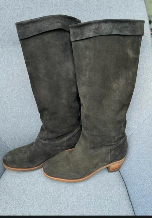 Suède laarzen ‘’Shabbies Amsterdam’’ maat 40, Kleding | Dames, Schoenen, Gedragen, Hoge laarzen, Zwart, Ophalen of Verzenden