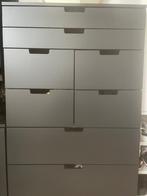 Nordli ladekast zwart, Ophalen, Gebruikt, 5 laden of meer, 100 tot 150 cm