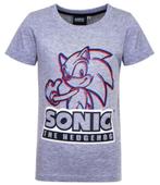 Sonic T-shirt Grijs - Maat 92 - 104 - 116 - 128, Kinderen en Baby's, Nieuw, Jongen of Meisje, Ophalen of Verzenden, Shirt of Longsleeve