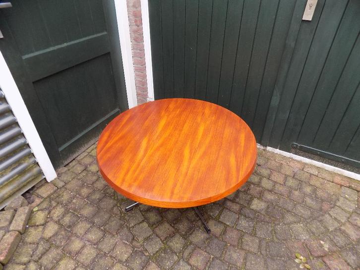 Salontafel retro teak mid century scandinavisch design, Huis en Inrichting, Tafels | Salontafels, Gebruikt, Minder dan 50 cm, 50 tot 100 cm