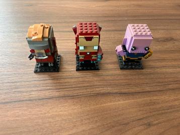 3x Lego Marvel BrickHeadz beschikbaar voor biedingen