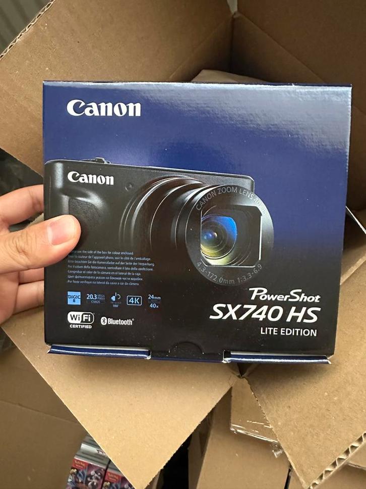 Canon PowerShot SX740 HS Lite zwart- Nieuw!, Audio, Tv en Foto, Fotocamera's Digitaal, Nieuw, Compact, Canon, 8 keer of meer, Ophalen of Verzenden
