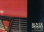 Rover 2000 2300 2400 2600 3500 Vitesse brochure/auto folder, Ophalen of Verzenden, Overige merken