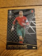 Zeldzaam voetbalplaatje Cristiano Ronaldo Black Edge Edition, Ophalen of Verzenden, Zo goed als nieuw, Plaatje
