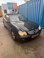 Mercedes-Benz CLK 1.8 Clk200 Kompr Cabriolet AUT 2003 Zwart, Auto's, Automaat, Achterwielaandrijving, 4 cilinders, Cabriolet