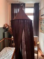 Bedhemel babybed bruin linnen - Goede kwaliteit!, Ophalen of Verzenden, Zo goed als nieuw, Klamboe