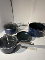 Blue Diamond Pannenset - nieuw, Inductieplaat, Aluminium, Pannenset, Ophalen of Verzenden