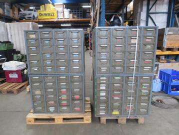 ladenkast ladekast magaziijnkast onderdelenkast 24 lades  beschikbaar voor biedingen