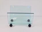Postmodern lectuurhouder fiam glass lectuurbak italy ‘80, N, Ophalen of Verzenden, N, N