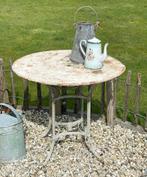 Brocante oude Franse tuintafel / bistro tafeltje, Antiek en Kunst, Ophalen
