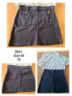 Blue skirt/ Blauwe rok, Ophalen, Zo goed als nieuw, Maat 38/40 (M), Blauw