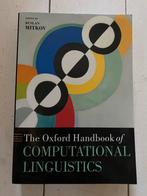 Oxford Handbook of Computational Linguistics - Mitkov, Boeken, Ophalen of Verzenden, Beta, Zo goed als nieuw, WO